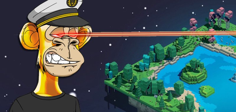 Bored Ape Yacht Club The Sandbox laser vision