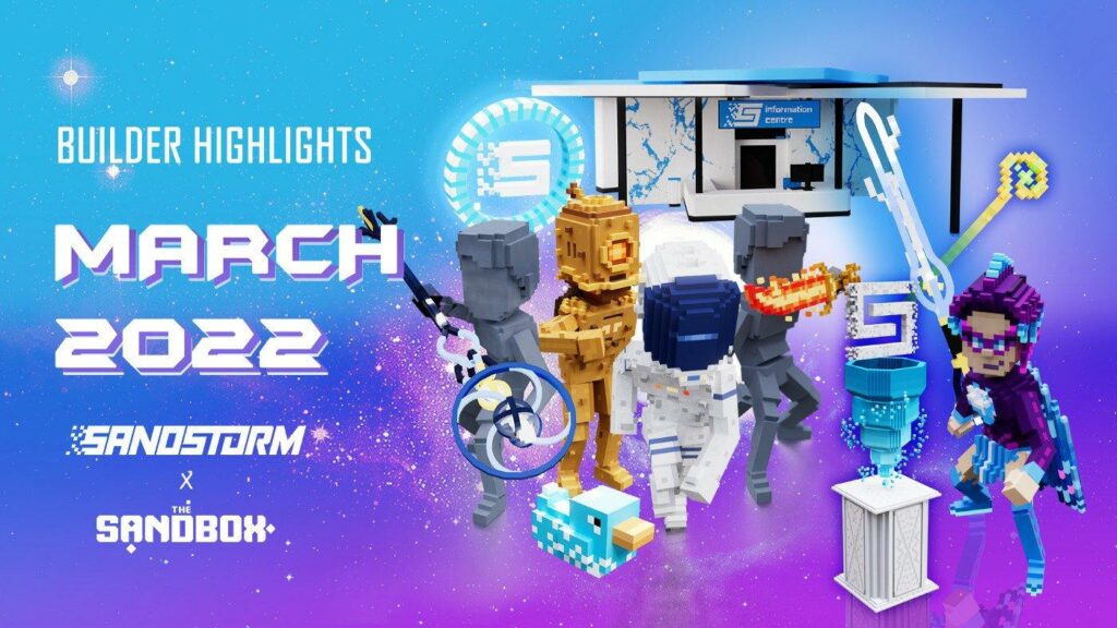 Check Out What The Sandbox SandStorm Community Have Built NFT Evening