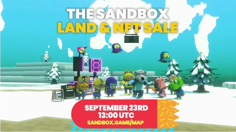 Screenshot from the official poster of The Sandbox Pororo collection