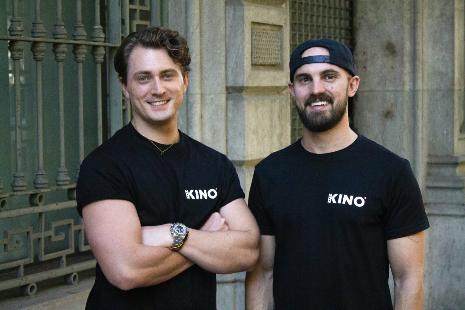 Daril and Austin from kinoapp.xyz at ETH Barcelona