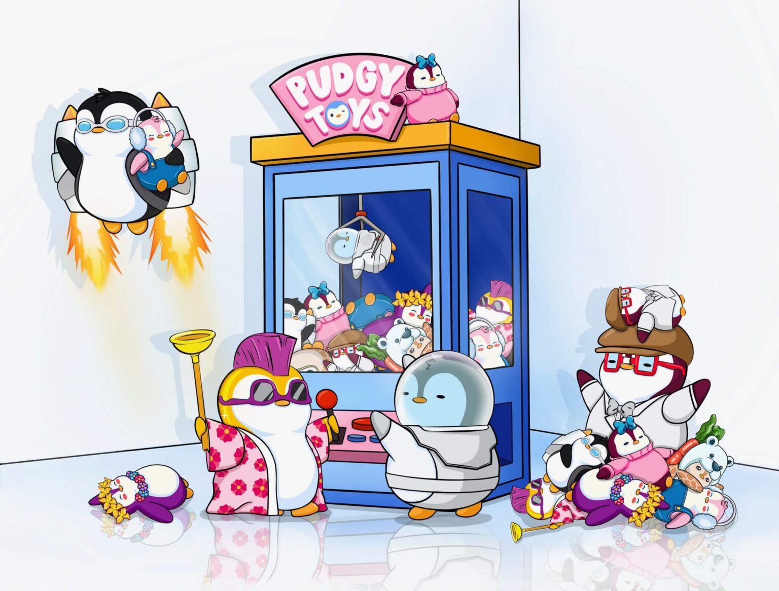 Pudgy Penguins Lil Pudgys Get Their Own Physical Toys Licensed image of Lil Pudgys NFT toys