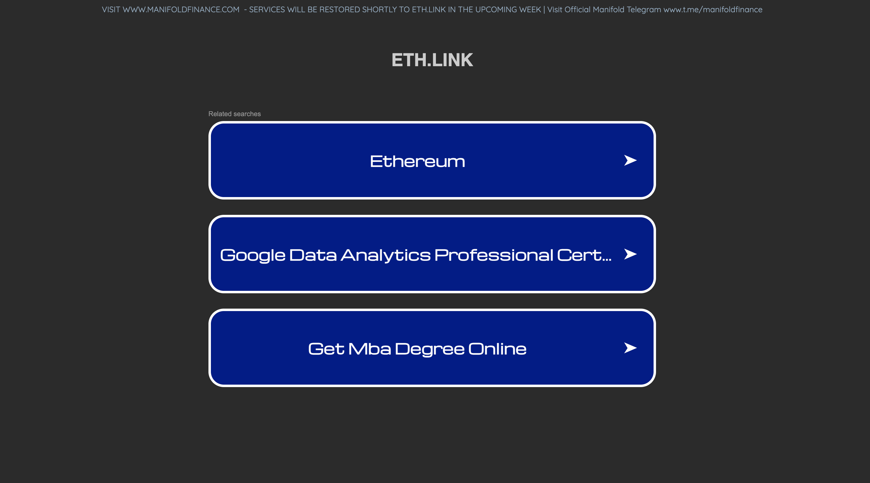 Image of eth.link screenshot ens GoDaddy