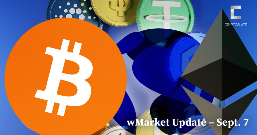 CryptoSlate Daily wMarket Update – Sept. 7