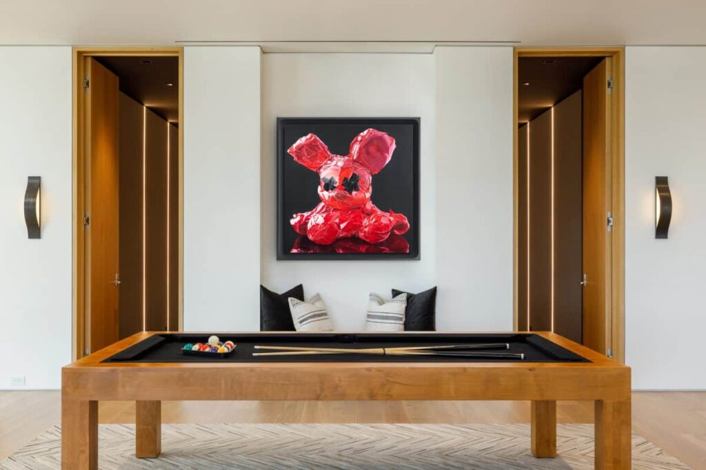 Danvas Digital Art Display Has An Impressive Debut Month a luxurious living room with a danvas display