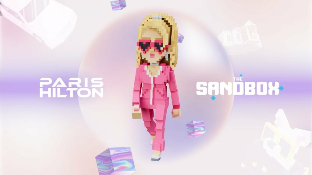 Paris Hilton in the sandbox